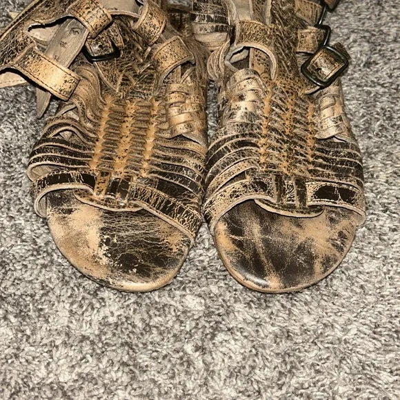 Bed Stu Aurelia Leather Tall Huarache Sandal Size 7 - Picture 10 of 15